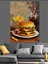 Hamburger Kızartma Natürmort Dekoratif Kanvas - Mdf Ahşap Tablo 2