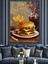 Hamburger Kızartma Natürmort Dekoratif Kanvas - Mdf Ahşap Tablo 3
