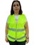 Fermuarlı Sarı Ikaz Yeleği Xl Beden 59 cm 1