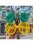 Tropikal Hawaii Ananas Şekilli Parti Gözlüğü 4