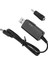 5V 9V - 12V USB To Dc Çevirici Kablo 5.5x2.1mm Jak Fişli Dijital Ekranlı 1