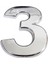 Cemax Krom Yapışkanlı 3 Rakamı 5 cm 1