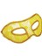 Sarı Dantel Tül Parti Maskesi 4