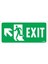 Exit Sol Yukarıı Uyarı Levhası 17,5X25 KOD:960 1