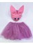 Çocuk Gösteri Kostümü Pembe Tavşan 1