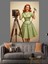 Fotoğrafçı Kadın Retro Kıyafet Dekoratif Kanvas - Mdf Ahşap Tablo 5