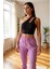 Kadın Siyah Tek Omuz Cut Out Detaylı Crop Top Bluz – Şık, Rahat ve Kolay Kombinlenebilir 4