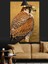 Yırtıcı Şahin Kuş Kahverengi Tüyler Dekoratif Kanvas - Mdf Ahşap Tablo 4