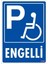 Engelli Uyarı Levhası 25X35 KOD:1590 1