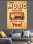 Müzik Sesi Vintage Radyo Dekoratif Kanvas - Mdf Ahşap Tablo 5