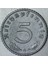 Almanya 5 Pfennig 1941 A. Ikinci Dünya Savaşı Nazi Dönemi. Gamalı Haç. Çinko. 2