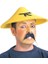 Uzak Doğu Asyalı Şapkası Sarı Renk 2