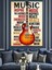 Müzik Rock Gitar Posteri Dekoratif Kanvas - Mdf Ahşap Tablo 4