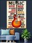 Müzik Rock Gitar Posteri Dekoratif Kanvas - Mdf Ahşap Tablo 5
