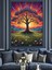 Hayat Ağacı Güneşin Altında Dekoratif Kanvas - Mdf Ahşap Tablo 2