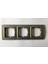 Antrasit Üçlü Çerçeve - Priz ve Anahtar Için Uyumlu Çerçeve 2