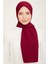 Trend J.capri Şal 4 - 132 - Kalpli Bordo 1