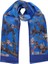 %100 Ipek Şal Fular (27X135 Cm)-Vincent Van Gogh (Badem Ağacı Saks Mavi) 1