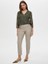 Slim Fit Kadın Pantolon Desenli Taş Renk 00052 Şık ve Rahat Tasarım 7