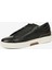 Erkek Siyah Hakiki Deri Sneaker Ayakkabı 4K1SA17420 8