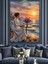 Sahildeki Güzel Gün Batımı Kadın Dekoratif Kanvas - Mdf Ahşap Tablo 5