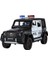 XHD-B2433 -Vardem Çek Bırak Işıklı ve Sesli G Polis Metal Jeep 1:24 1