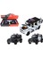 XHD-B2433 -Vardem Çek Bırak Işıklı ve Sesli G Polis Metal Jeep 1:24 4