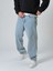 Buz Mavisi Erkek Baggy Kot Pantolon COC2528 3