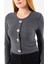 Kadın Bisiklet Yaka Pullu Düğme Detaylı Bluz Siyah - 2630 6