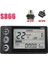 Kontrol Paneli Gösterge Paneli Elektrikli Bisiklet LCD Ekranı (Sm Fiş 5pın) (Yurt Dışından) 5