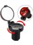 Bisiklet Dikiz Aynaları 360° Ayarlanabilir Bisiklet Gidon Aynası Patlamaya Dayanıklı Cam Lens Uyarı Işıklı Güvenli Bisiklet Aynası (Yurt Dışından) 2