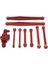 Rc Araba Yükseltme Sabit Çubuk Direksiyon Grubu Wltoys Için Servo Kol Kiti 1/12 124006 12423 12427 Pro Rc Araba Yükseltme Parçaları Kırmızı (Yurt Dışından) 4