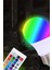 Uzaktan Kumandalı Renk Değiştiren Ampul Rgb 9W Beyaz Dahil 16 Renkli Tasarruflu Ampul 2