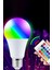 Uzaktan Kumandalı Renk Değiştiren Ampul Rgb 9W Beyaz Dahil 16 Renkli Tasarruflu Ampul 3