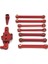 Rc Araba Yükseltme Sabit Çubuk Direksiyon Grubu Servo Kol Seti Wltoys 1/12 124006 12427 12427 12428 Rc Araba Yükseltme Parçaları Kırmızı (Yurt Dışından) 1