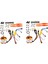 2x 2212 2200KV MOTOR+30A ESC+6035 Pervane+Pervane Koruyucusu Rc Uçak Motoru Için Elektrik Motor Kiti (Yurt Dışından) 1