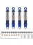 4pcs 40MM Metal Şok Emici Yağ Damper Eksenel SCX24 C10 Jlu Gladiator Bronco 1/24 Rc Paletli Araba Yükseltmeleri Mavi (Yurt Dışından) 1