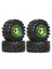 4pcs 57MM 1 0inch Metal Beadlock Tekerlek Lastik 1/18 1/24 Rc Craıl Car TRX4M SCX24 AX24 FCX24 Yeşil (Yurt Dışından) 1