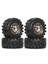 4pcs 57MM 1 0inch Metal Beadlock Tekerlek Lastik 1/18 1/24 Rc Craıl Car TRX4M SCX24 AX24 FCX24 Kahverengi (Yurt Dışından) 1