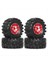 4pcs 57MM 1 0inch Metal Beadlock Tekerlek Lastik 1/18 1/24 Rc Craıl Car TRX4M SCX24 AX24 FCX24 Kırmızı (Yurt Dışından) 1