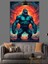 King Kong Figürü Dekoratif Kanvas - Mdf Ahşap Tablo 4
