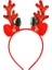 Noel Kırmızı Ren Geyiği Boynuzu Kafa Bandı Aksesuarları (Yurt Dışından) 1