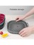 Hava Fritöz Silikon Plaka Kare Yeniden Kullanılabilir Hava Fritöz Pişirme Aksesuarları Katlanabilir 8.5in Airfryer Alet Pişirme Kalıp Kırmızı (Yurt Dışından) 3