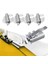 5pcs Manyetik Dikiş Kılavuzu ve Dikiş Haddelenmiş Hem Baskı Ayak Seti, Dikiş Makinesi Manyetik Hemmer Kılavuzu 3/4/5/6mm (Yurt Dışından) 2