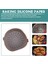 Hava Fritöz Astarı, 10 Inç Yeniden Kullanılabilir Silikon Hava Fritöz Tenceresi, Yapışmaz Yağ Filtresi Tasarımı, Hava Fritözü Kahverengi Için 22 cm (Yurt Dışından) 5