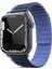 Apple Watch 42MM Mo-Wb1 Çift Renk Mıknatıslı Silikon Kordon - LACIVERT-MAVI-(579 - I47H97N1-5A3 1