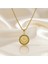 Kadın Çelik Kolye - Beşi Bir Yerde Reşat Altın Tasarım - Burma Zincirli - Altın Renk 4