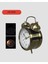 Metal Bronz Nostaljik Masa Saati Alarmlı Büyük Boy Sessiz Mekanizmalı 4