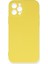 iPhone 12 Pro Max Kılıf Nano Içi Kadife Silikon - SARI-(5796) - I80H09N6-2A63VS 1