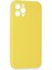 iPhone 12 Pro Max Kılıf Nano Içi Kadife Silikon - SARI-(5796) - I80H09N6-2A63VS 3